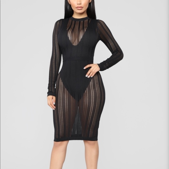 Fashion Nova Dresses & Skirts - Fashion Nova Sexy Knit Sweater Dress